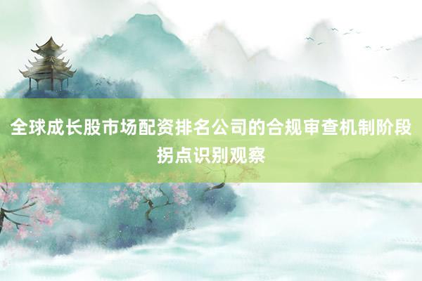 全球成长股市场配资排名公司的合规审查机制阶段拐点识别观察