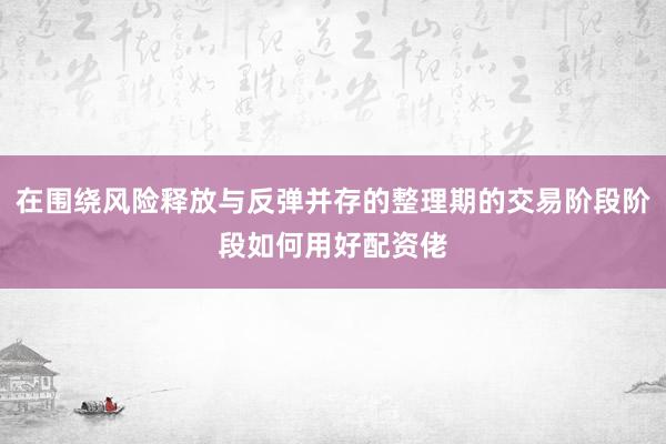 在围绕风险释放与反弹并存的整理期的交易阶段阶段如何用好配资佬